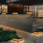 Elow Outdoor Post Lamps Modern Square Solar - Lamp Outdoor