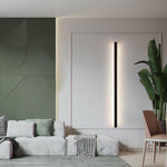 Gravo Minimalist Linear Metal/Acrylic Wall Lamp, Gold/Black/White - Lamp Outdoor