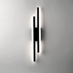 Cyral Minimalist Geometric Wall Lamp, Black/White - Lamp Outdoor