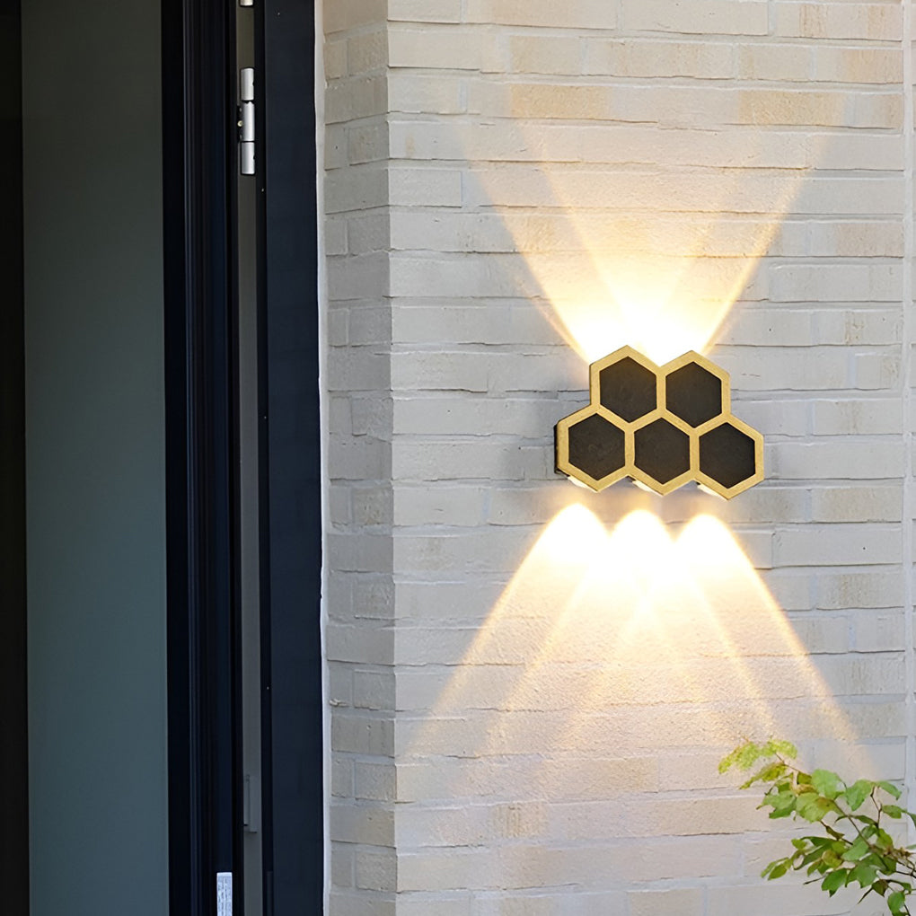 Beehive-shaped LED Up and Down Lights Waterproof Modern Wall Washer Light - Lamp Outdoor