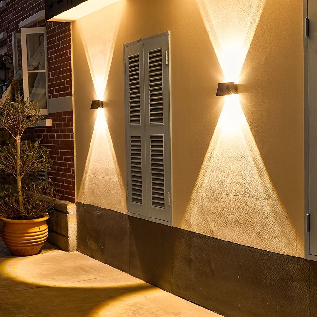 Rectangular Up and Down Light LED Waterproof Modern Wall Washer Lights - Lamp Outdoor