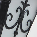 Retro Pattern Waterproof LED European Style Solar Fence Post Lights - Lamp Outdoor