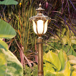 Traditional European-Style LED Outdoor Pathway Lamp Post - Durable & Waterproof - Lamp Outdoor