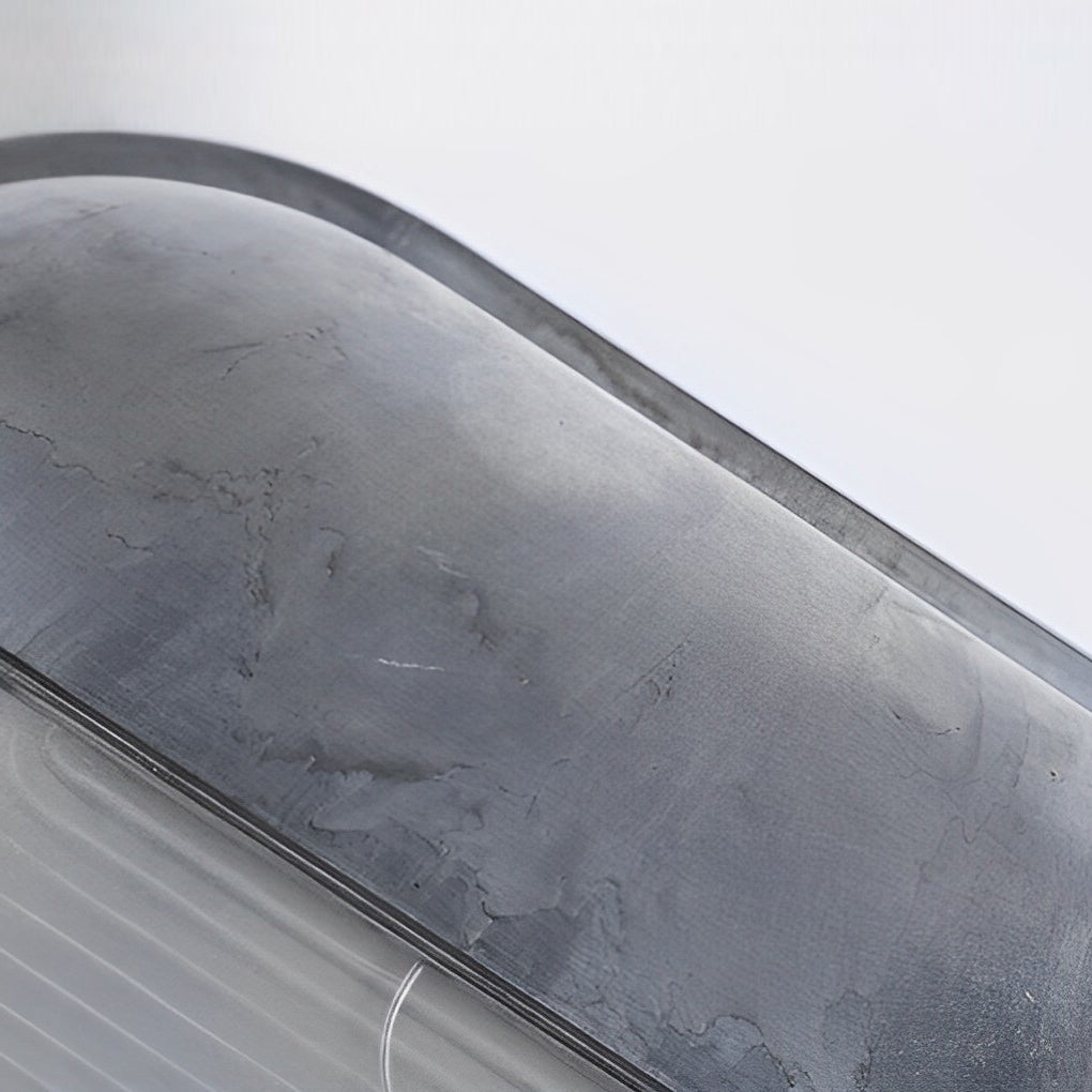 Round Oval Cast Aluminum Glass Waterproof Retro Industrial Wall Lamp - Lamp Outdoor