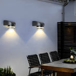 Round Up and Dawn Light LED Waterproof Black Outdoor Wall Washer Lights - Lamp Outdoor