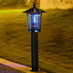 360° Multifunctional Solar Mosquito Killer Lamp with Waterproof, Dual Lighting Modes - Lamp Outdoor