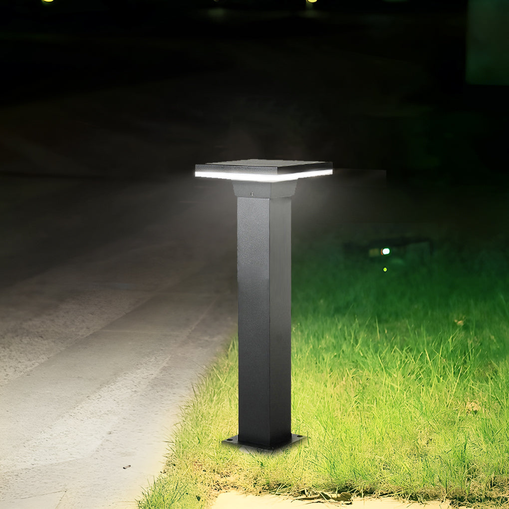 Outdoor Minimalist Round Square Waterproof LED Landscape Lighting Lawn Lamps - Lamp Outdoor