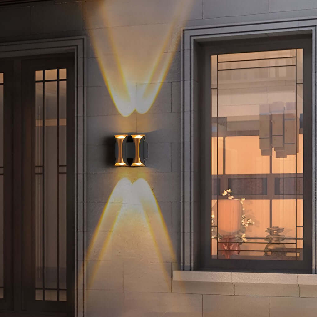 Waterproof Up and Down Lights LED Modern Outdoor Wall Sconce Lighting - Lamp Outdoor