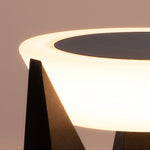 Waterproof LED Gray Modern Outdoor Solar Deck Post Lights Pillar Light - Lamp Outdoor