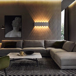 Ray Modern Rectangular Metal Outdoor Wall Lamp Water-Wave - Lamp Outdoor