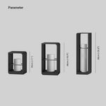 Ray Minimalist Rectangular Solar Power Outdoor Path Lighting - Lamp Outdoor