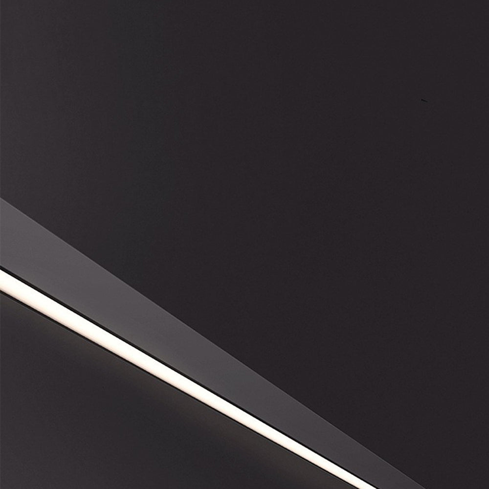 Liora Modern Slim Linear Black LED Wall Lamp - Lamp Outdoor