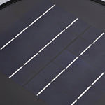 Round LED Solar Garden Light with Intelligent Light-Control & Waterproof Design - Lamp Outdoor