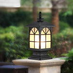 Retro Creative Waterproof Modern Outdoor Fence Post Lights Pillar Lamp - Lamp Outdoor