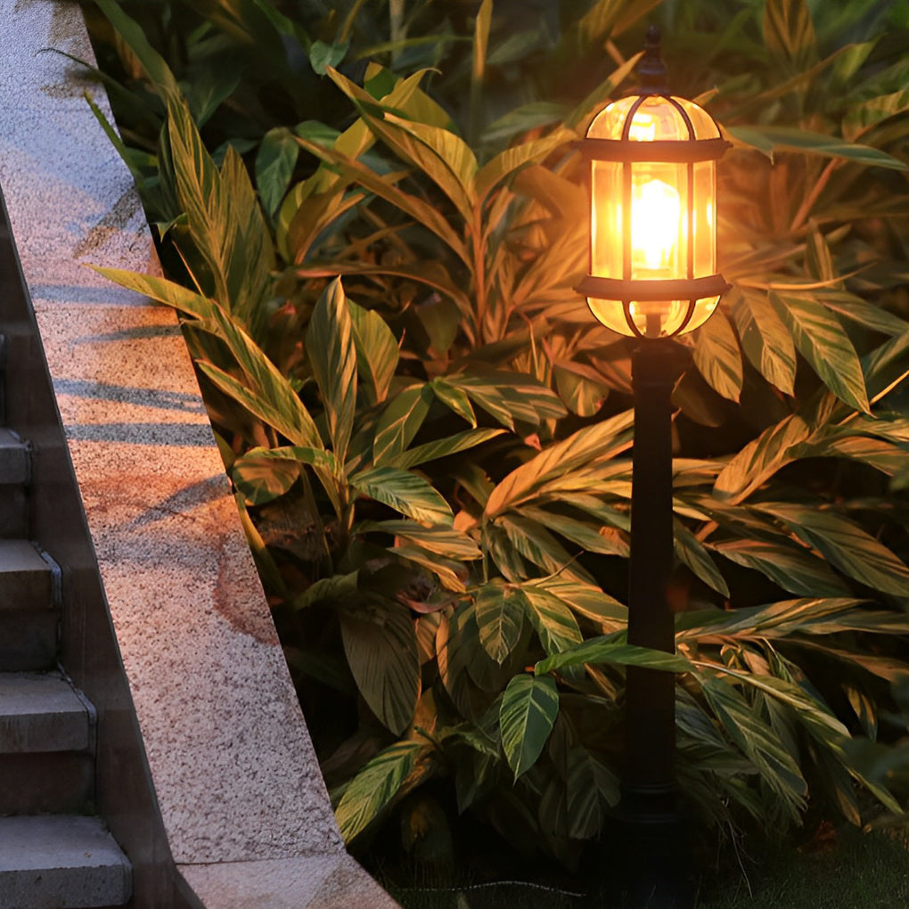 Vintage Golden LED Outdoor Pathway Light Luxury European-style Lawn Lamp - Lamp Outdoor