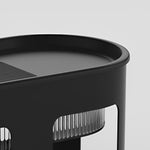 Round Table Lamp with Under-Table Lighting Solar-Powered LED Outdoor Light - Lamp Outdoor