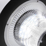 Round Dimmable LED Waterproof Black Modern Solar Fence Post Lights Pillar Lamp - Lamp Outdoor