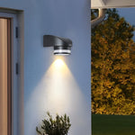 Round Up and Dawn Light LED Waterproof Black Outdoor Wall Washer Lights - Lamp Outdoor