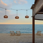 Lantern Shaped Waterproof Rattan Modern Outdoor Wall Lamp Chandelier - Lamp Outdoor