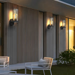 Modern Minimalist Round Stainless Steel Outdoor Light – Wall & Post Installation Options - Lamp Outdoor