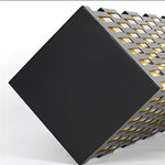 Grid-Designed LED Black Outdoor Lawn Lamp Modern Waterproof Landscape Bollard Lights - Lamp Outdoor