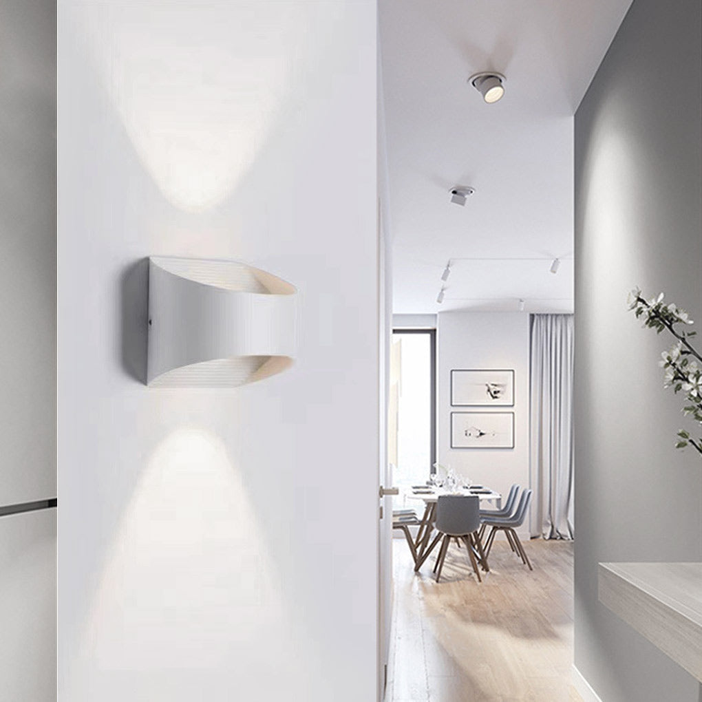 Unique Up and Down Lighting LED Waterproof Modern Exterior Wall Lights - Lamp Outdoor