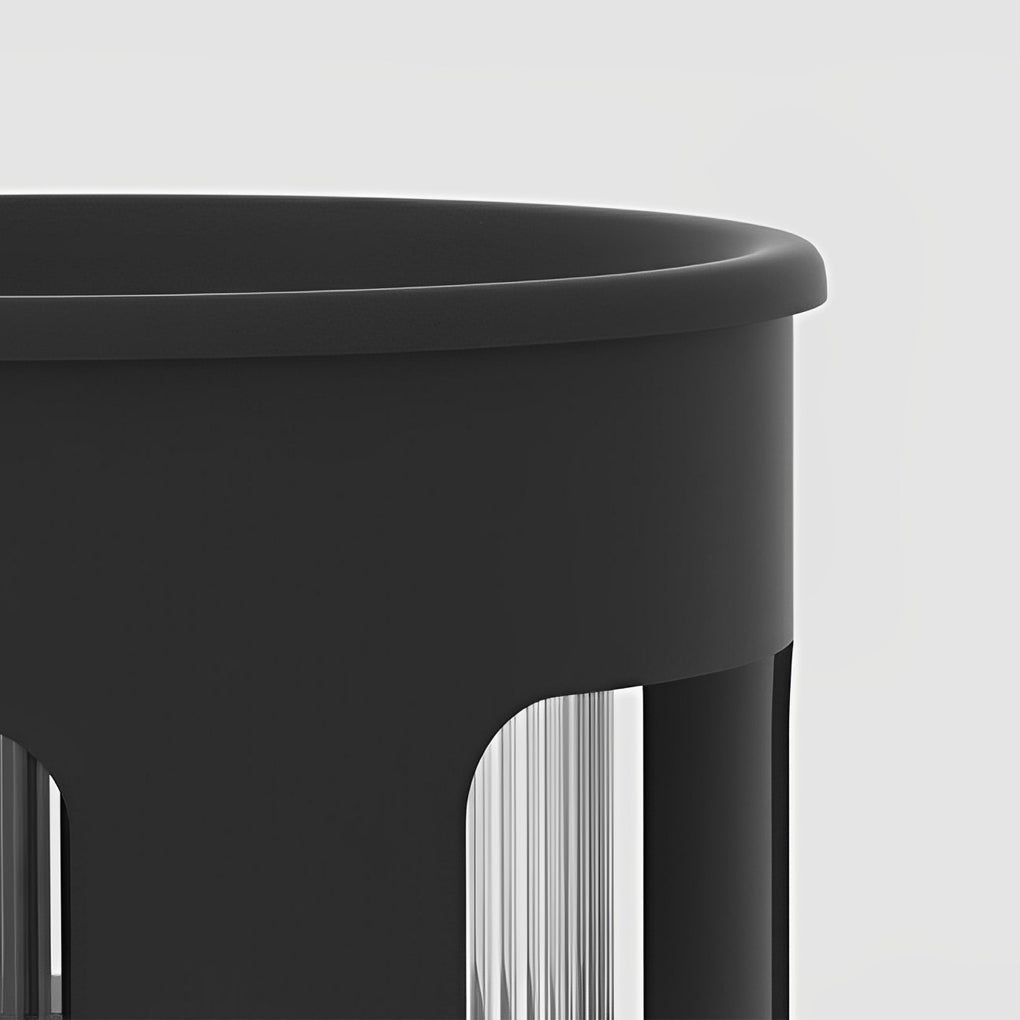 Round Table Lamp with Under-Table Lighting Solar-Powered LED Outdoor Light - Lamp Outdoor