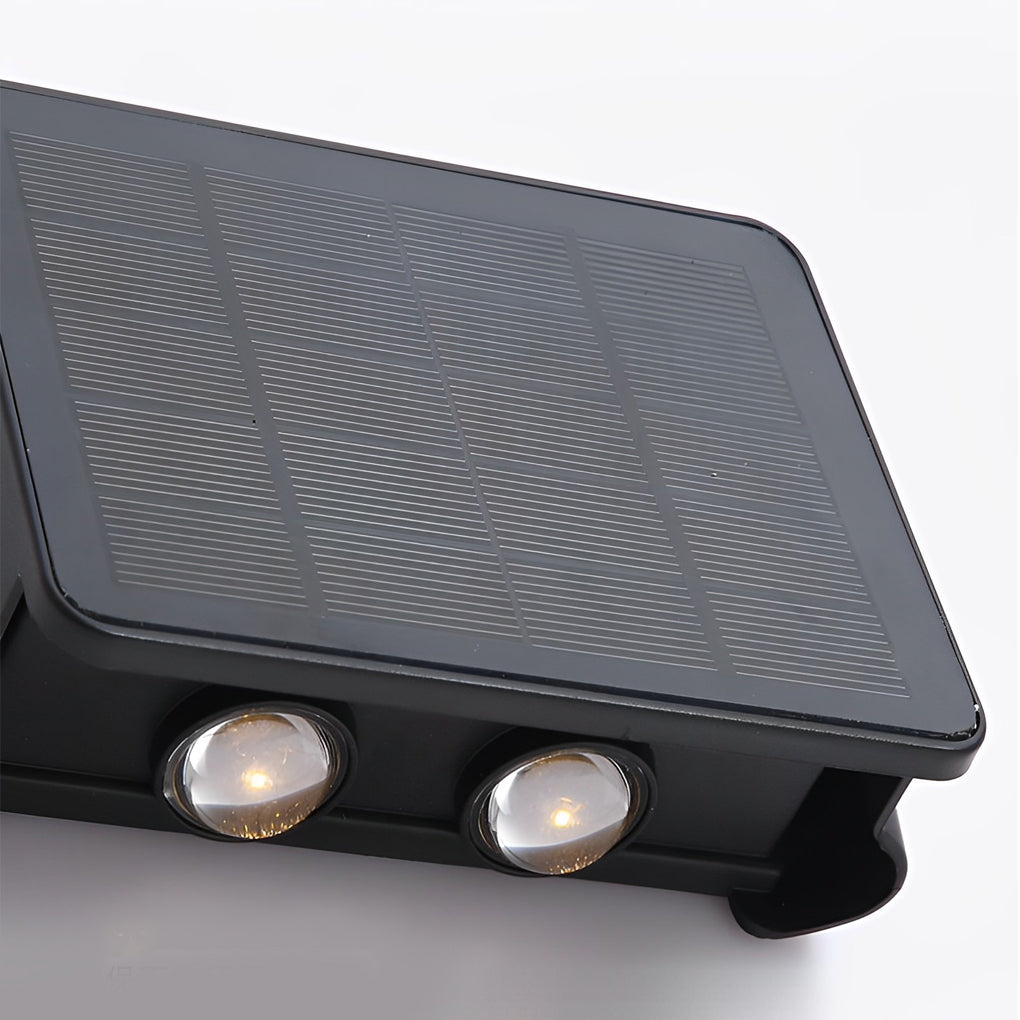 Waterproof LED Up and Down Lights Solar Wall Lamp Wall Washer Lights - Lamp Outdoor