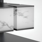 Square LED Waterproof Modern Solar Deck Post Lights Pillar Light Post Caps Lights - Lamp Outdoor