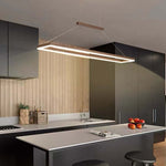Gloen Modern Rectangular Hanging Pendant Light, Gold/Coffee - Lamp Outdoor