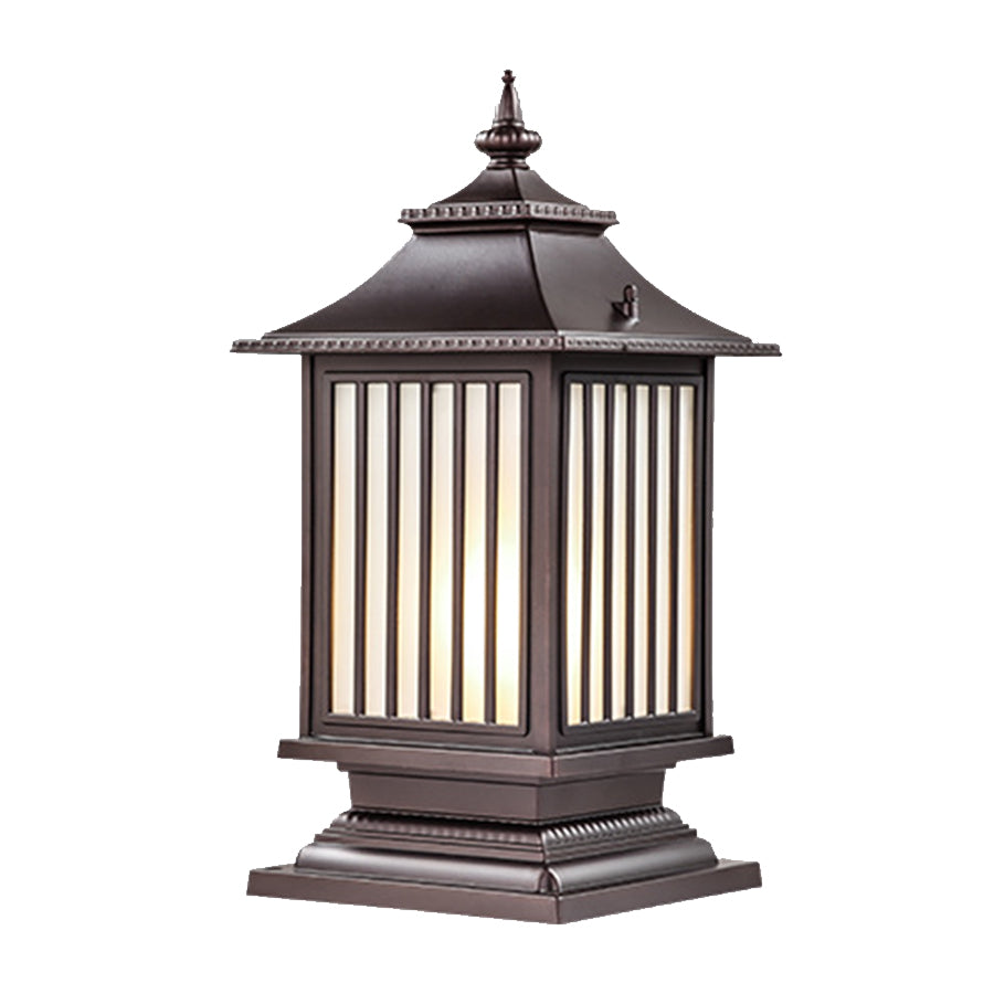 Pillar Light Fixtures Waterproof Three Color Temperature Adjustable - Lamp Outdoor