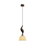 Colire Creativity Twisted Metal Wood Pendant Light - Lamp Outdoor