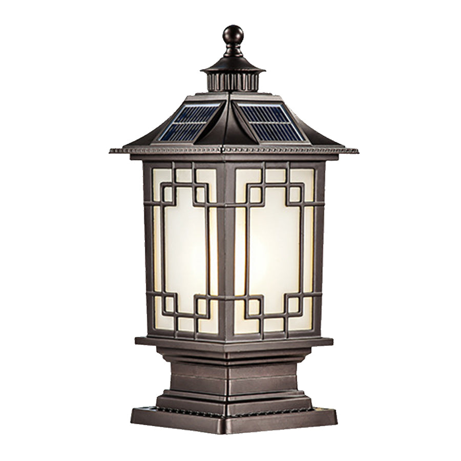 Pillar Light Fixtures Waterproof Three Color Temperature Adjustable - Lamp Outdoor