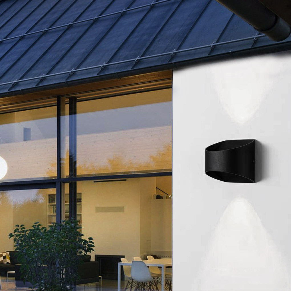 Unique Up and Down Lighting LED Waterproof Modern Exterior Wall Lights - Lamp Outdoor