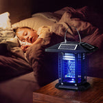 360° Multifunctional Solar Mosquito Killer Lamp with Waterproof, Dual Lighting Modes - Lamp Outdoor