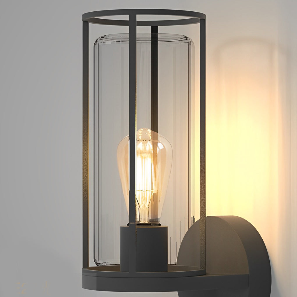 Modern Minimalist Round Stainless Steel Outdoor Light – Wall & Post Installation Options - Lamp Outdoor