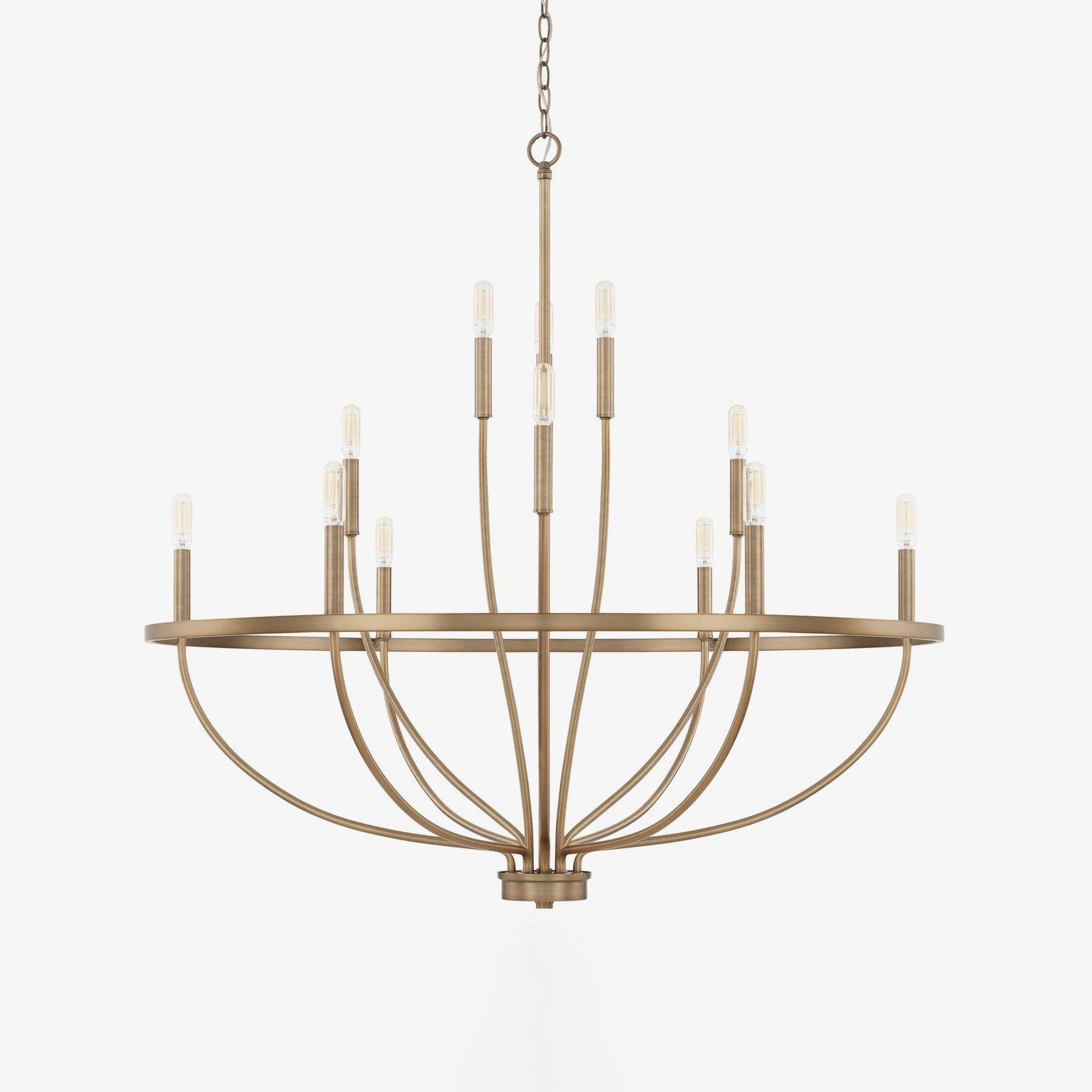 Cisoriel Classic Brass Chandelier - Lamp Outdoor