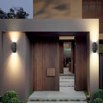 Up and Down Light LED Waterproof Black Modern Wall Washer Light Wall Lamp - Lamp Outdoor