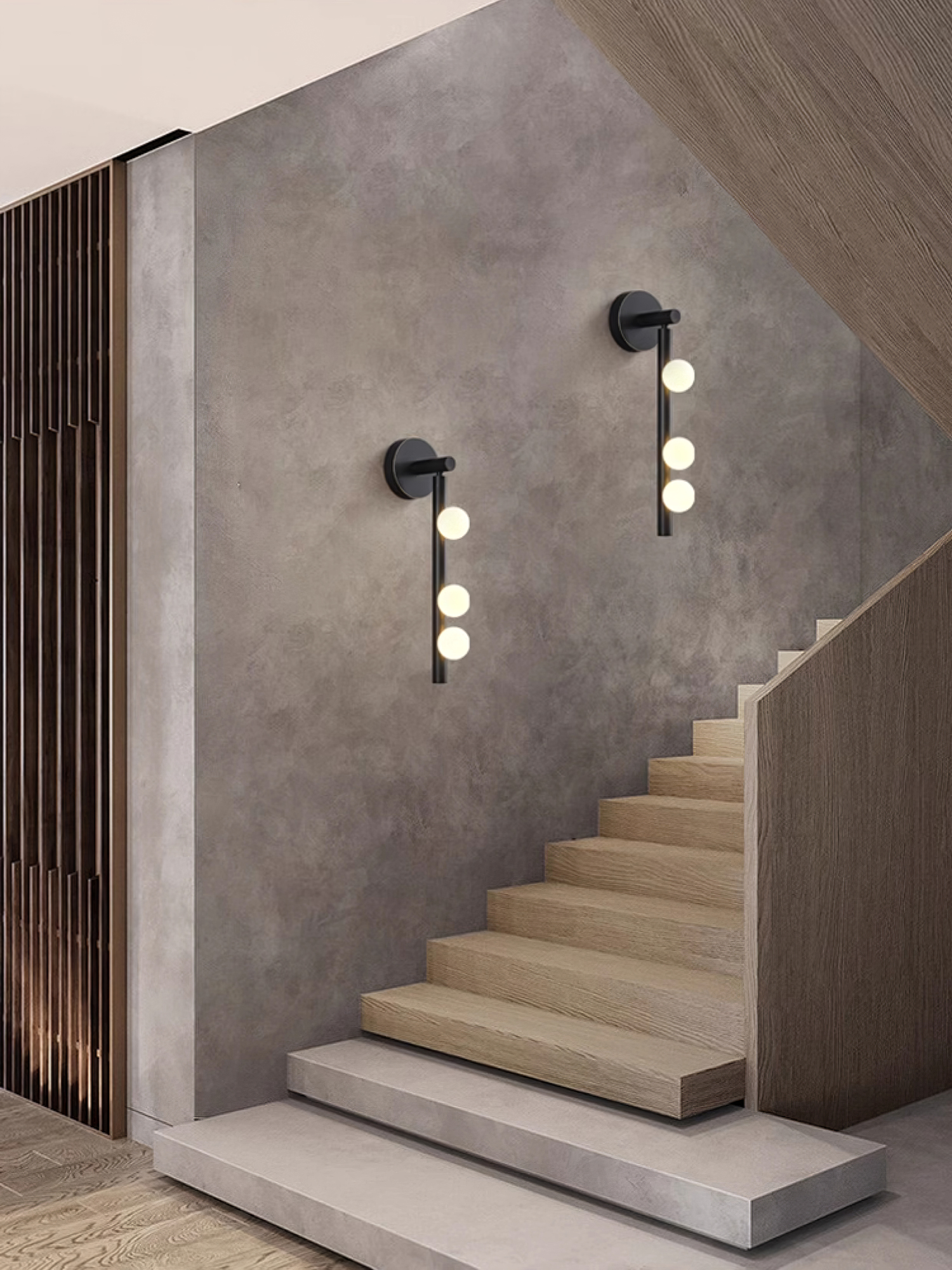 Brass Glass Tube Wall Lamp - Lamp Outdoor