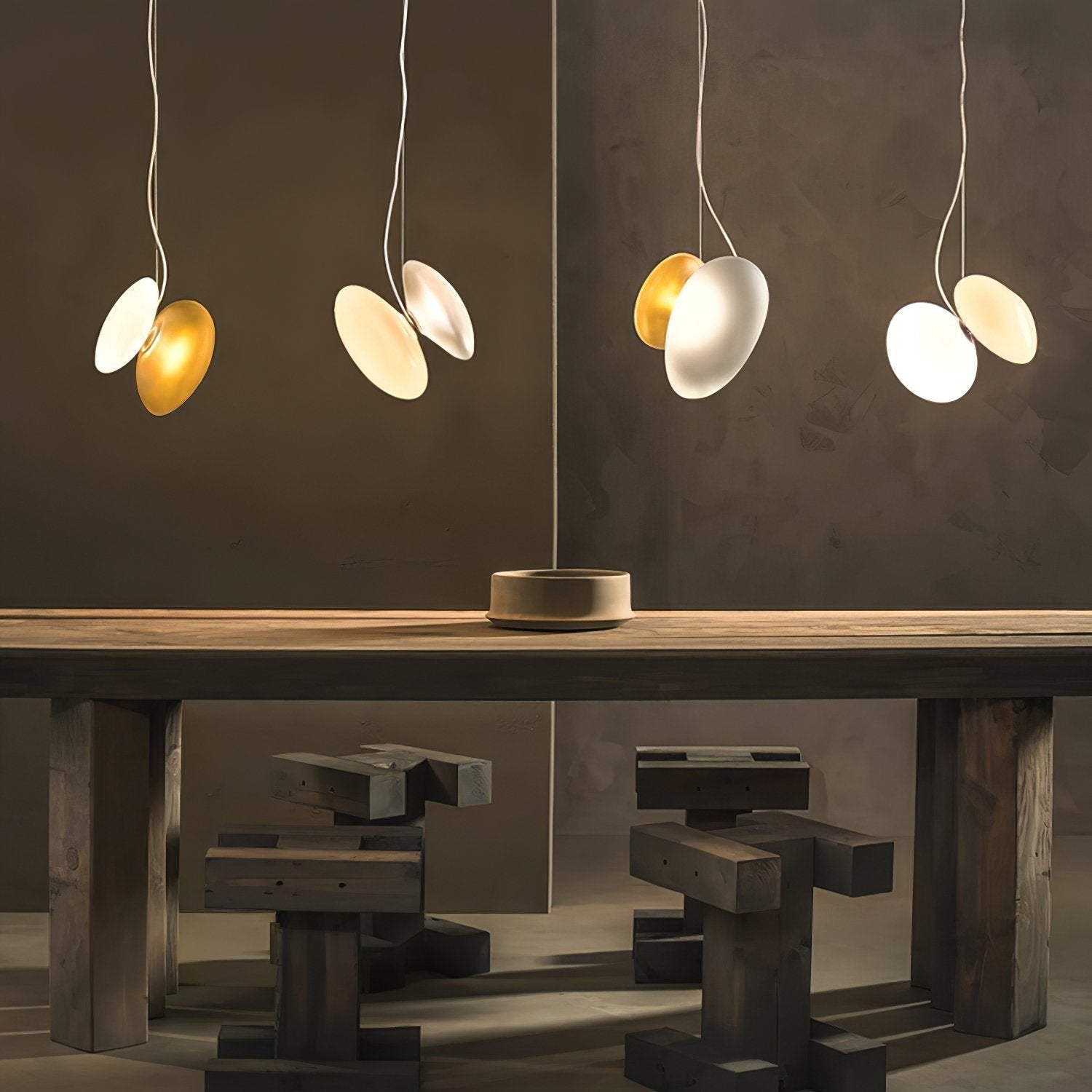 Translucent Frosted Glass Pendant Light - Lamp Outdoor