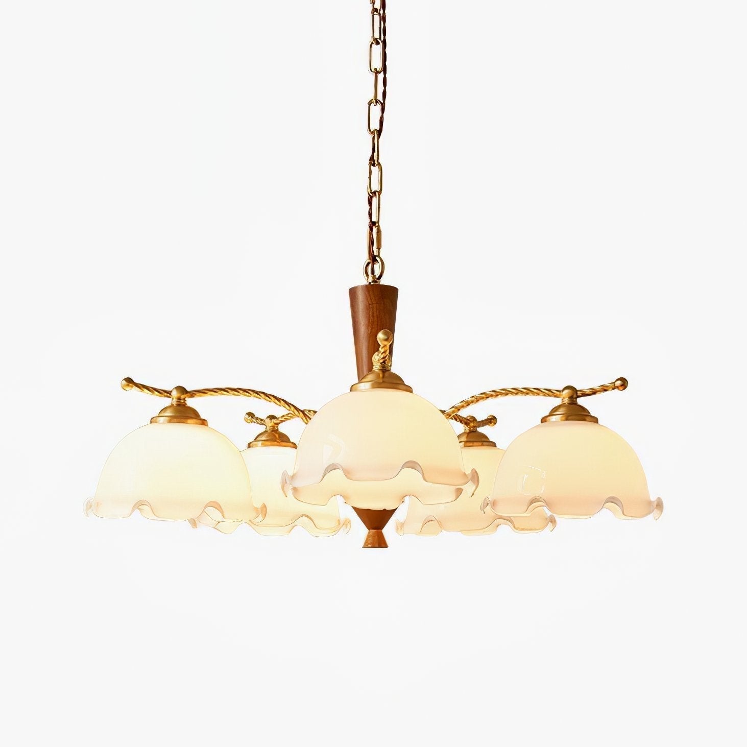 Daisy Vintage Glass Chandelier - Lamp Outdoor