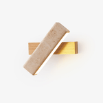 Esorora Rectangular Travertine Wall Light - Lamp Outdoor