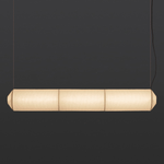 Citheis Modern Minimalist Natural Mulberry Silk Metal Pendant Lamp - Lamp Outdoor