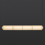 Citheis Modern Minimalist Natural Mulberry Silk Metal Pendant Lamp - Lamp Outdoor