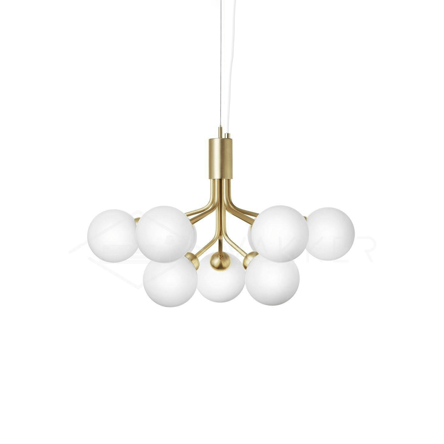 Glass Sphere Cluster Chandelier - Lamp Outdoor