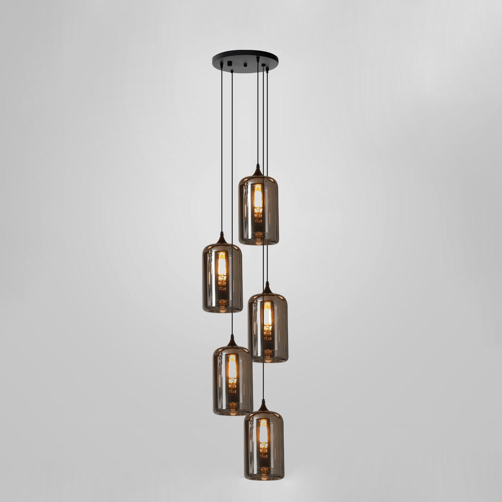 Bottle Glass Pendant Light - Lamp Outdoor