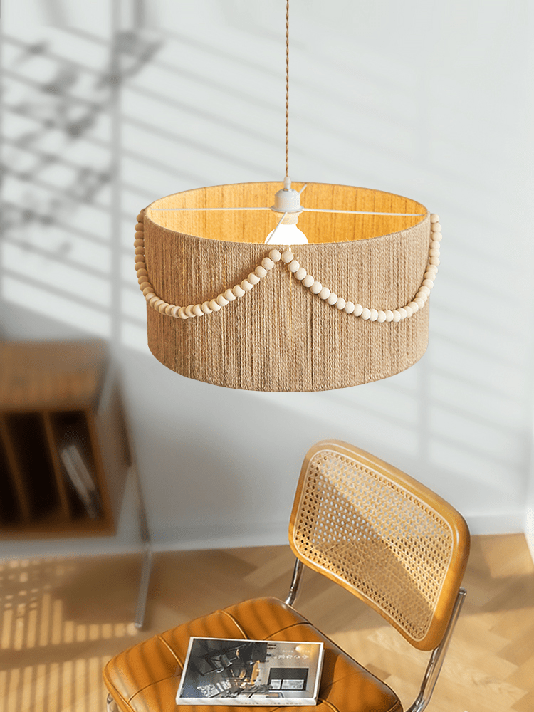 Beaded Boho Pendant Lamp - Lamp Outdoor