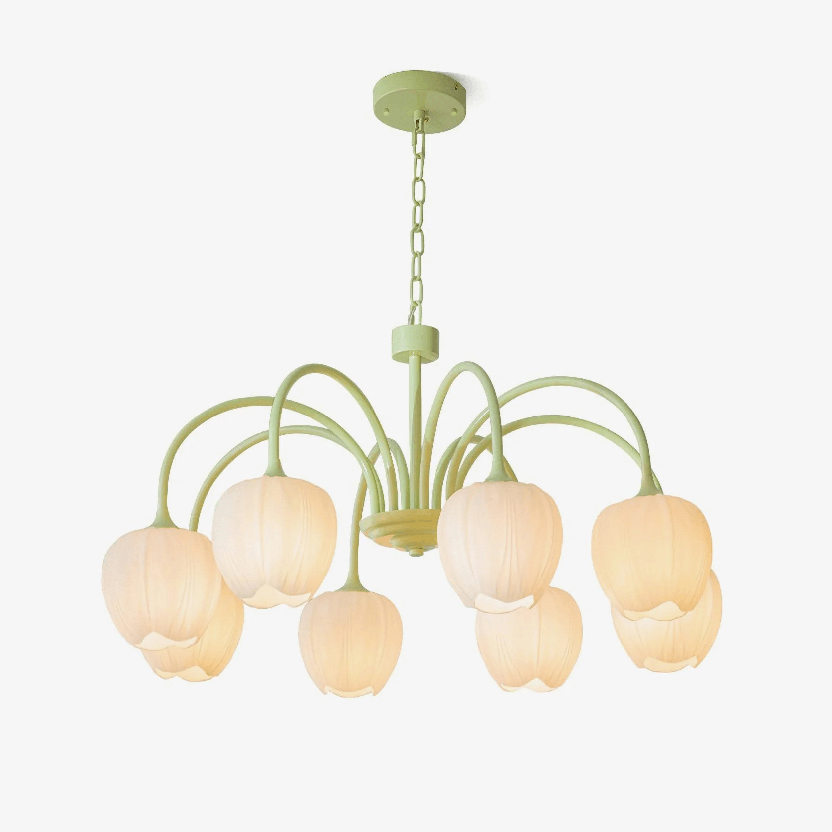 Tulip Matcha Chandelier - Lamp Outdoor