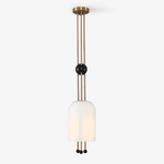 Voloraris Traditional Elegance Metal Glass Pendant Light - Lamp Outdoor