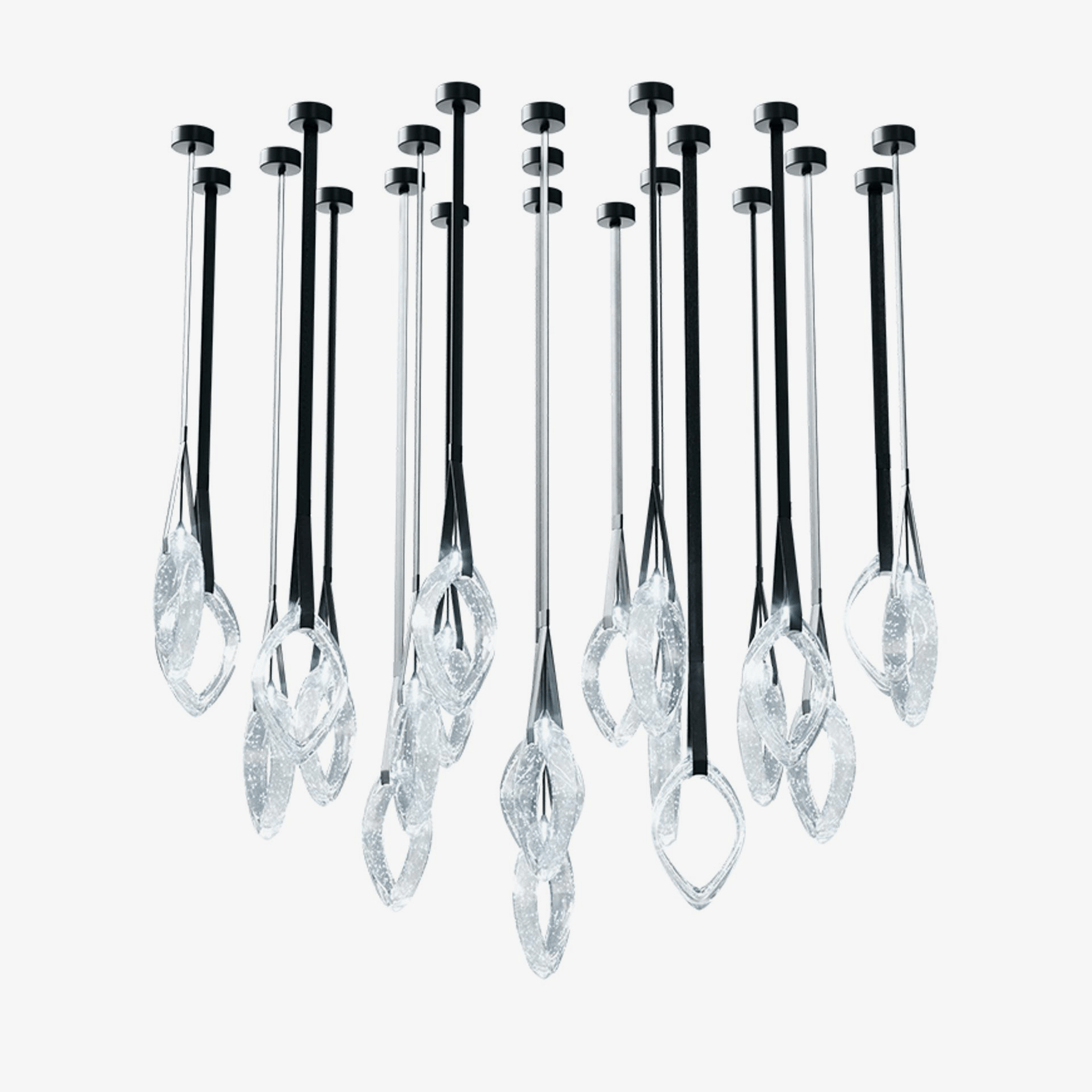 Ivvyne Modern Glass Chandelier - Lamp Outdoor